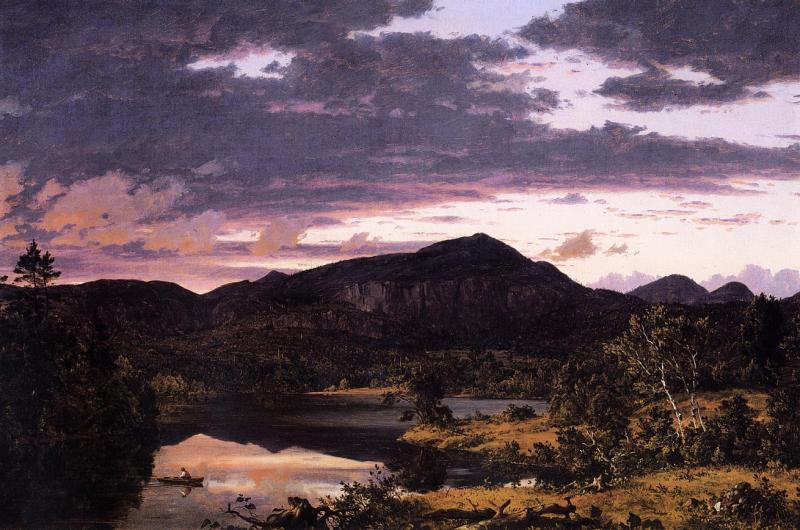 Frederic Edwin Church Lake Scene in Mount Desert Germany oil painting art